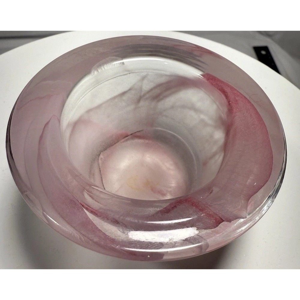 PartyLite Indulgences Awakening Swirl Glass‎ Votive Tealight Holder Set 6 EUC - Picture 9 of 16